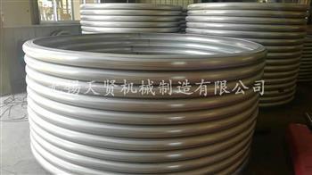 给半圆管退热的方式